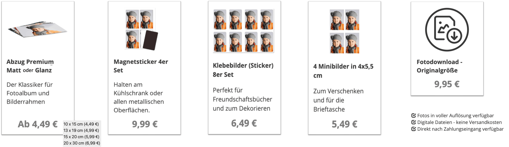 Einzelprodukte
